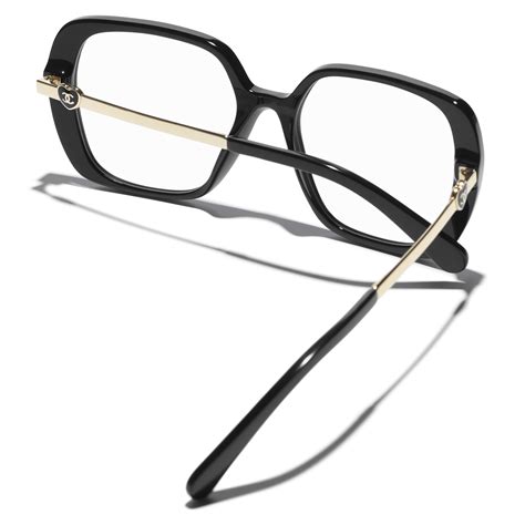 Square Eyeglasses Acetate & Metal Black 